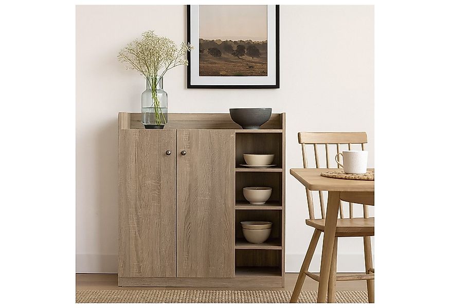 HTI-Living Sideboard Sideboard mit 8 Regalfächern Sonoma (Stück, 1 St., 1 S günstig online kaufen