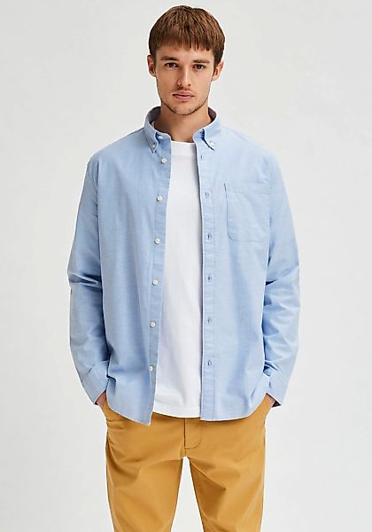 SELECTED HOMME Langarmhemd "SLHREGRICK-OX SHIRT LS NOOS", mit Brusttasche günstig online kaufen