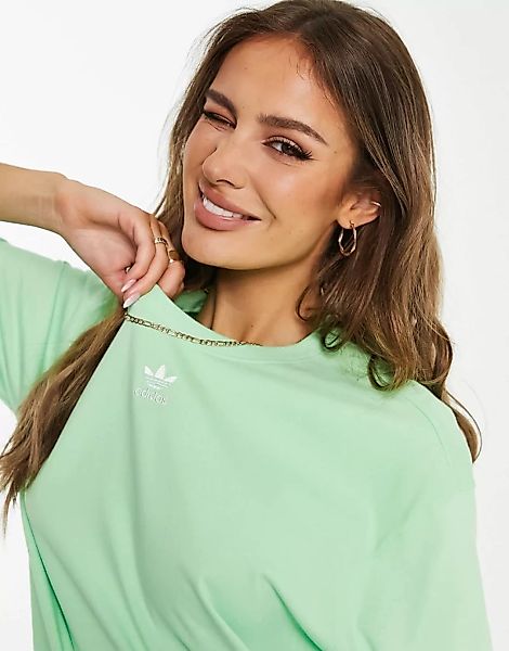 adidas Originals – Essentials – T-Shirt in Minzgrün günstig online kaufen