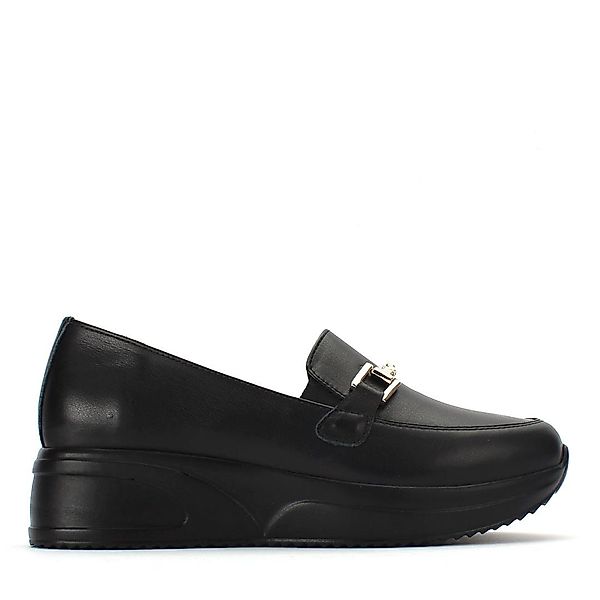 Celal Gültekin 376-20418 Keilpumps Schwarze Lederschuhe günstig online kaufen