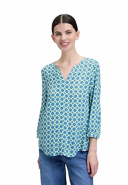 Cartoon Schlupfbluse "Cartoon Casual-Bluse mit Stickerei" günstig online kaufen
