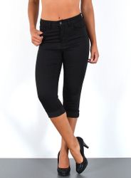 ESRA Caprijeans Damen Capri Jeans Hose günstig online kaufen
