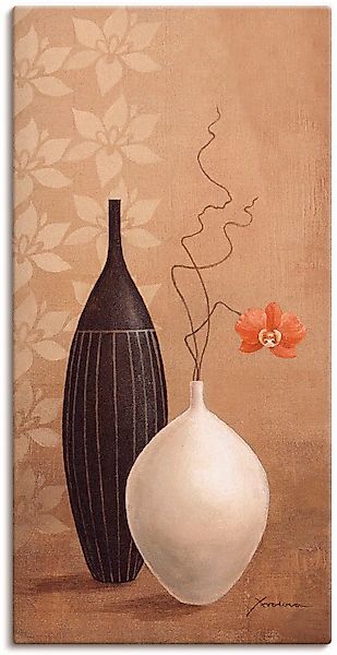 Artland Wandbild »Schmalhalsvase« Vasen & Töpfe 1 Stk. tlg. auf Holzrahmen günstig online kaufen