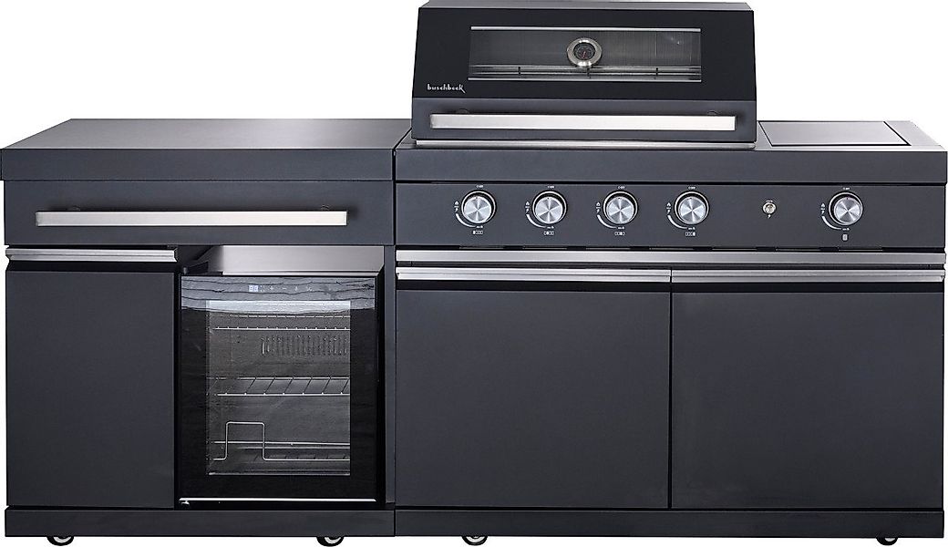 Buschbeck Outdoor-Küche Buschbeck Outdoorküche Newcastle schwarz, 199 x, De günstig online kaufen