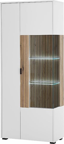 INOSIGN Vitrine "Hudson, Stauraumvitrine", in moderner Trendfarbe, Griffe a günstig online kaufen