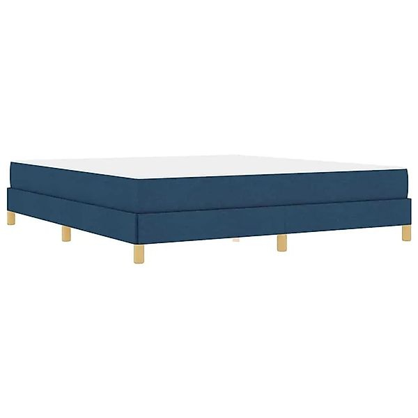 vidaXL Boxspringbett Blau 180 x 200 cm Stoff 3398590 günstig online kaufen