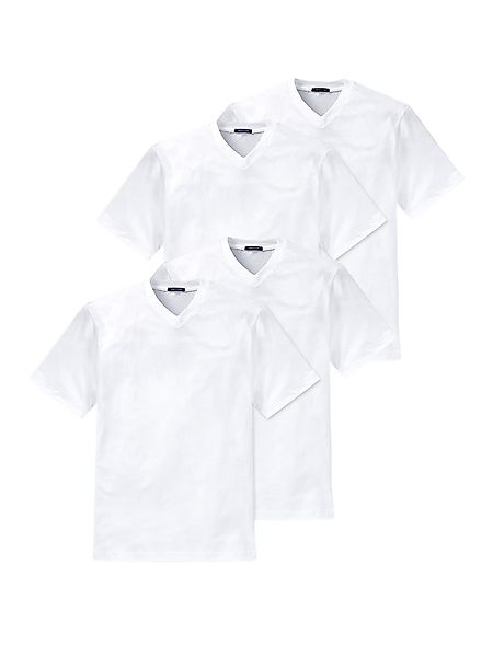 Schiesser T-Shirt American Shirt (4-tlg) unterziehshirt günstig online kaufen