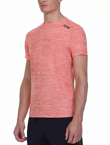 TCA T-Shirt TCA Herren Galaxy Laufshirt - Orange, M (1-tlg) günstig online kaufen