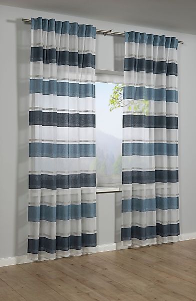 GARDINIA Gardine Schal mit Gardinenband Etamine, günstig online kaufen