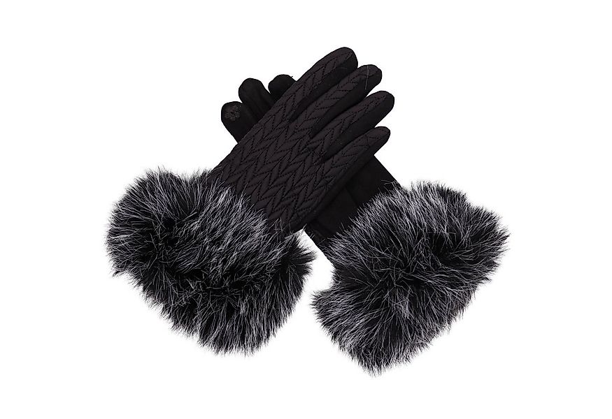 MIRROSI Fleecehandschuhe Stepp Handschuhe gefüttert Warm OneSize warm ideal günstig online kaufen