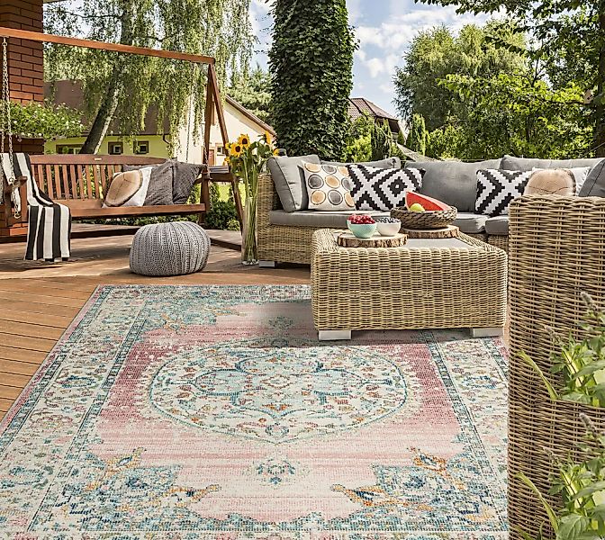 the carpet Teppich "Palma Orient" rechteckig 4 mm Höhe Outdoor moderner rob günstig online kaufen