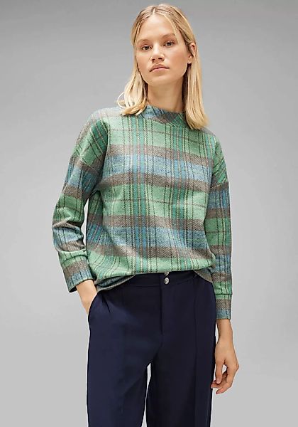 STREET ONE Sweater, mit leicht verlängertem Rückenteil günstig online kaufen