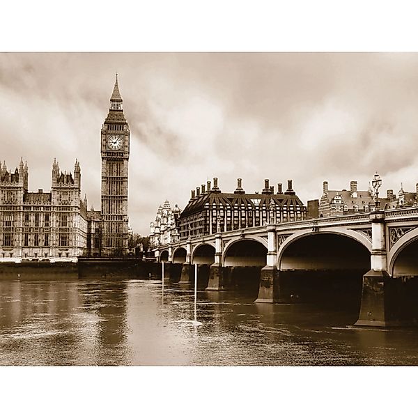 Sanders & Sanders Fototapete London Beige 360 x 254 cm 600379 günstig online kaufen