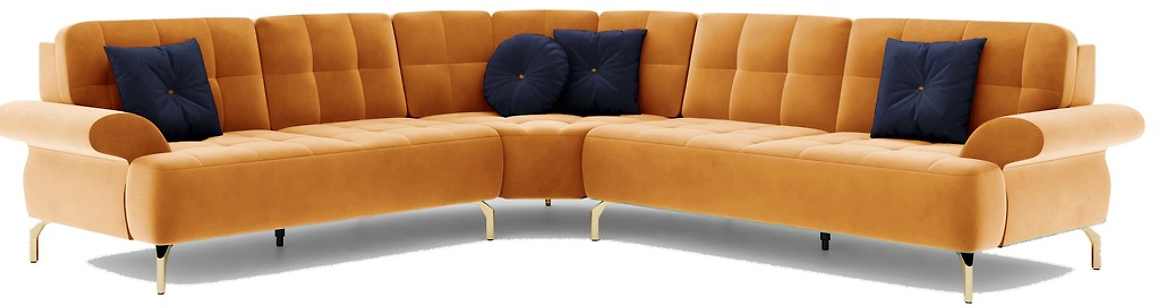 sit&more Ecksofa »Orient 1 L-Form«, inkl. 4 Zierkissen mit Strass-Stein, go günstig online kaufen