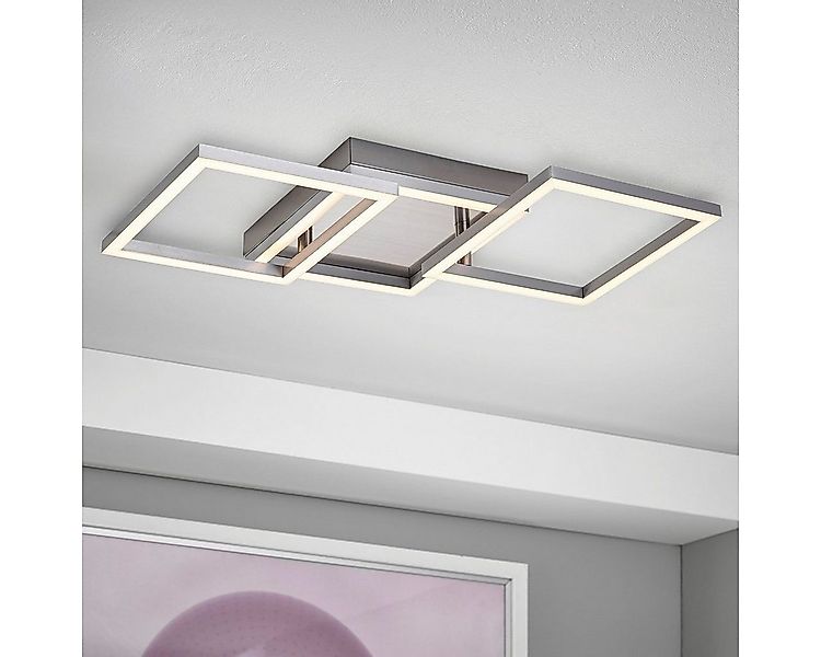 MeLiTec LED Deckenleuchte D119, warmweiß, LED Deckenleuchte Rahmen Leuchte günstig online kaufen