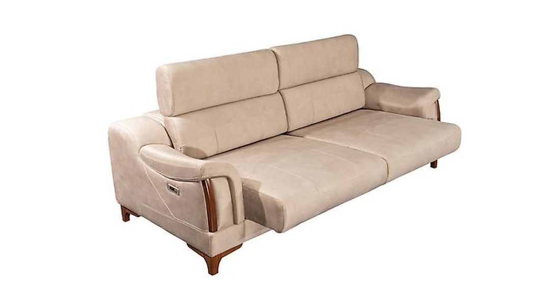 Xlmoebel Sofa Wohnzimmerset Drei-Sitzer Couch Komplett Einzel-Sessel Stoffm günstig online kaufen