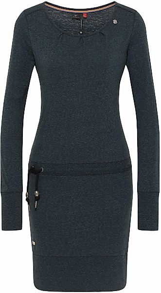 Ragwear Jerseykleid "ALEXA" mit Kordelzug und kontrastigen Zierperlen-Besat günstig online kaufen