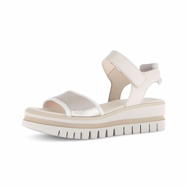 Gabor Plateausandaletten "Plateau Sandale Materialmix Leder/Lederimitat" günstig online kaufen