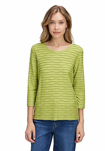 Betty Barclay 3/4-Arm-Shirt "Betty Barclay Damen Basic Shirt mit Wellenstru günstig online kaufen