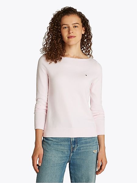 Tommy Hilfiger Strickpullover CO JERSEY STITCH günstig online kaufen