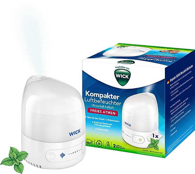 WICK Luftbefeuchter Persönlicher Kaltluft-Ultraschall-Luftbefeuchter - WUL5 günstig online kaufen
