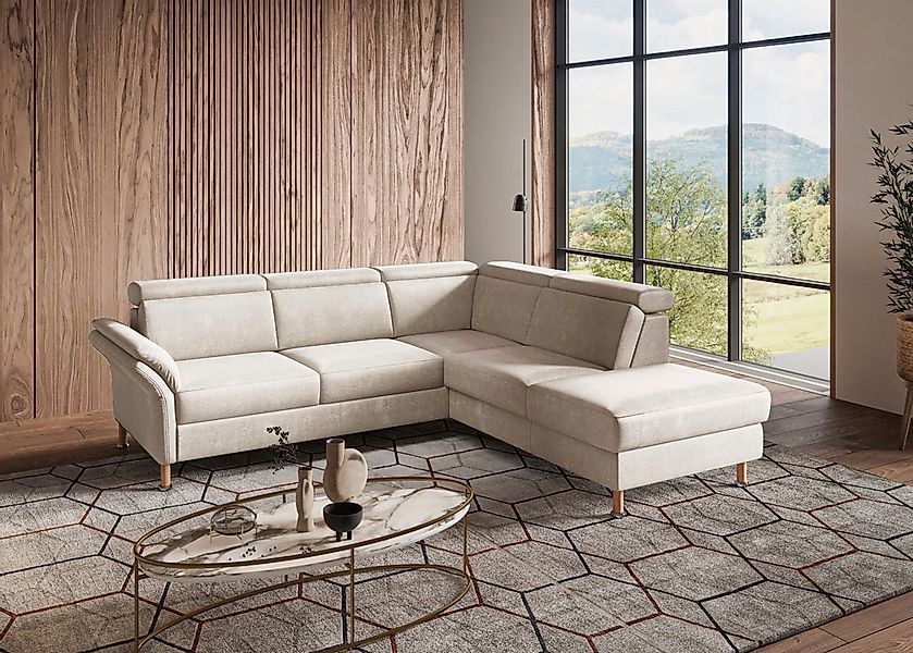 Home affaire Ecksofa »Calypso L-Form«, mit Relaxfunktion motorisch im Sofa günstig online kaufen