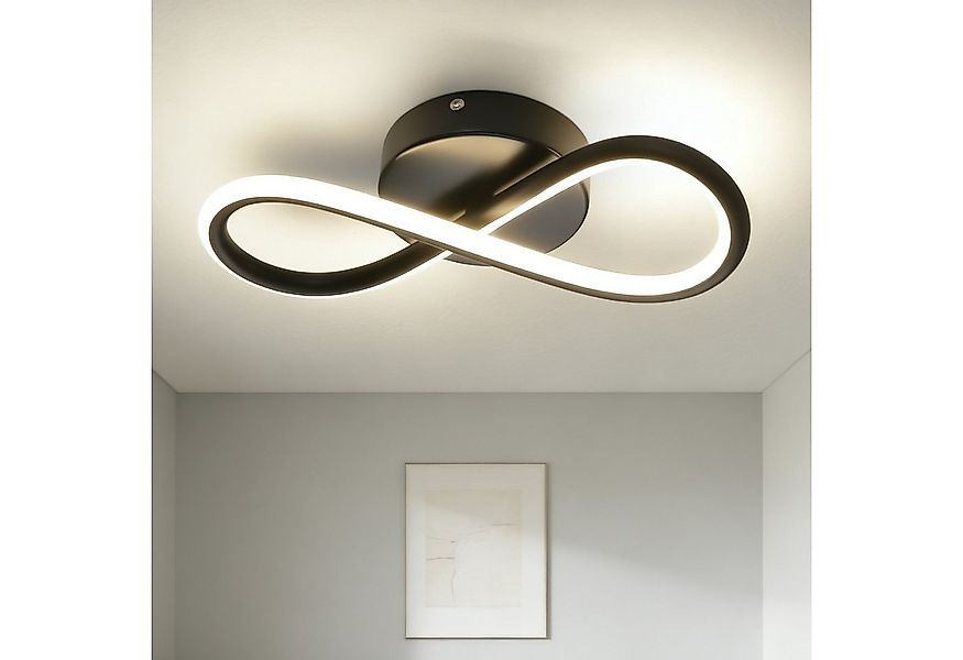 ZMH LED Deckenleuchte Wohnzimmer 3 Blatten verflochten 25/34/40CM Modern fü günstig online kaufen