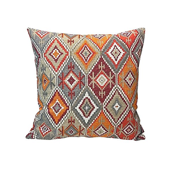 HOSSNER - HOMECOLLECTION Kissenbezug Karree orange, günstig online kaufen