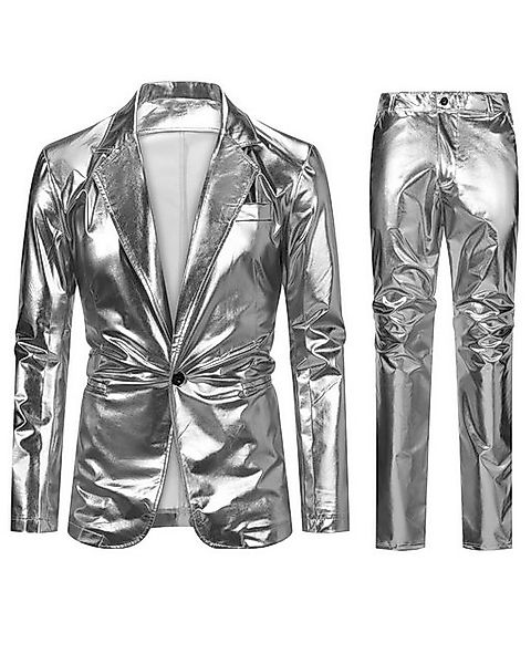 Allthemen Anzug (Anzug Set) Herren Smoking Regular Fit Kostüm Anzug Hochzei günstig online kaufen
