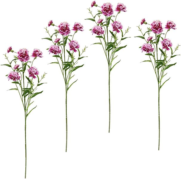 Kunstblume Nelke, I.GE.A., Höhe 71 cm, 4er Set künstliche Blumen, Stielblum günstig online kaufen