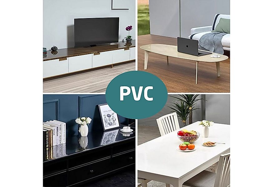 Dekonaz Tischdecke PVC Tischdecke Transparent Tischfolie langlebiger Tischs günstig online kaufen