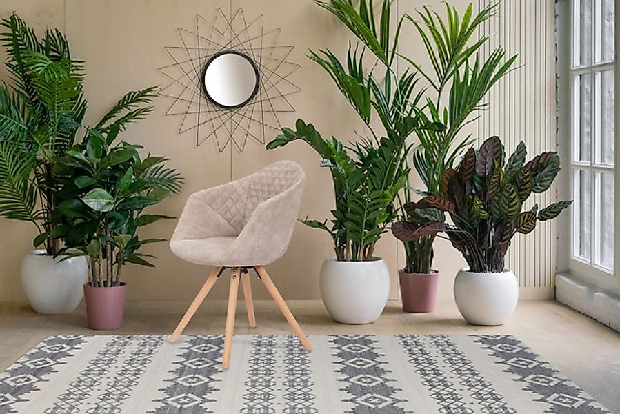 Kayoom Polsterstuhl »Stuhl Chadwick 110 2er-Set, stilvolles Design, in Natu günstig online kaufen