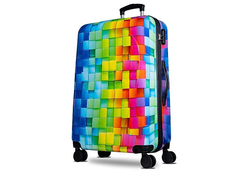 NOWI Trolley Hartschalenkoffer mit 4 Rollen, Zahlenschloss & Teleskopgriff günstig online kaufen