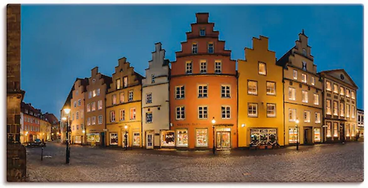 Artland Leinwandbild »Altstadt Osnabrück« Deutschland 1 Stk. tlg. auf Keilr günstig online kaufen