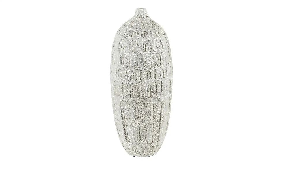 HOME STORY Deko Vase   ¦ weiß ¦ Polyresin (Kunstharz) ¦ Maße (cm): B: 20 H: günstig online kaufen