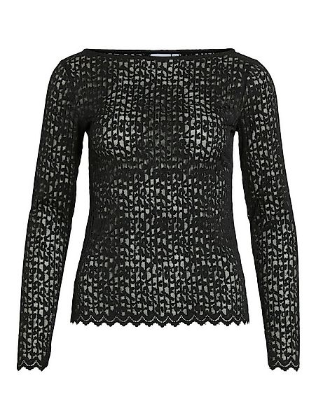 Vila Blusenshirt Spitzenmuster, Lange Ärmel, Elegante Optik (1-tlg) VIROMIN günstig online kaufen