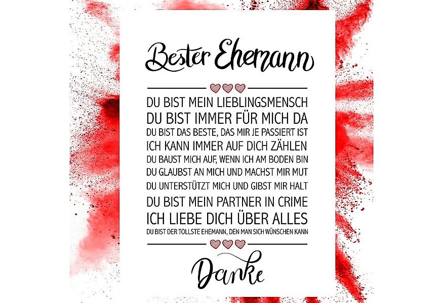 Close Up Poster Bester Ehemann Kunstdruck 30 x 40 cm günstig online kaufen