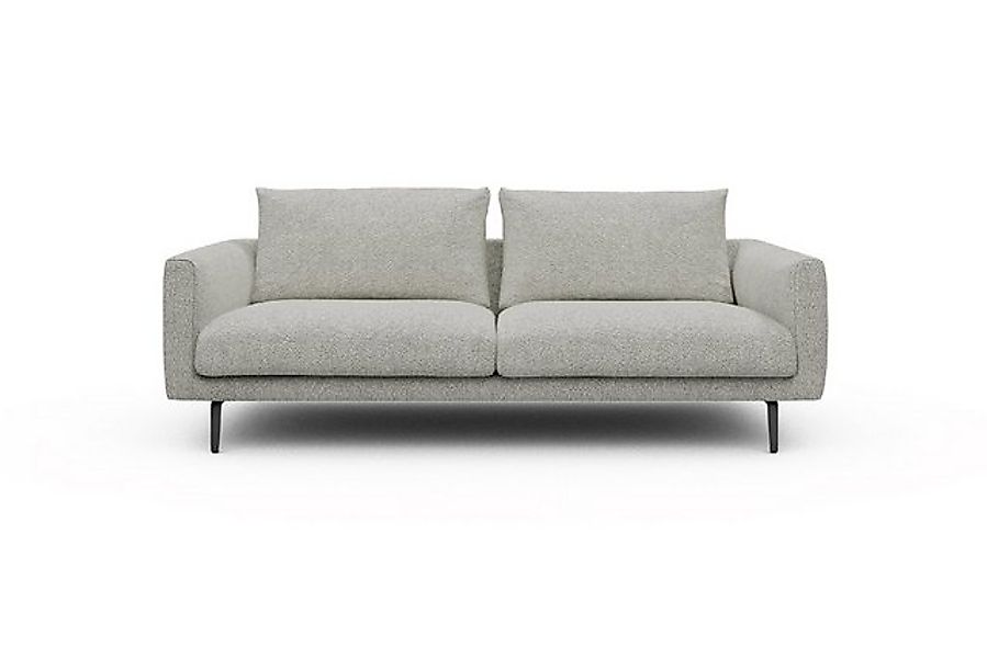 moebelfaktor Sofa Karl 3-Sitzer, Schlanker Rahmen, geneigte Armlehne, itali günstig online kaufen