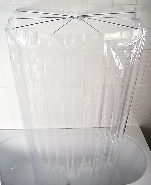 Ridder Duschvorhang Ombrella Sylt Weiß-blau Breite günstig online kaufen
