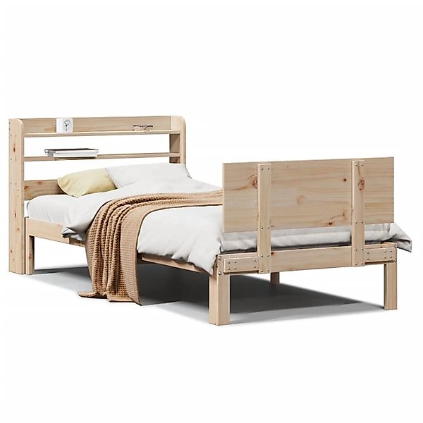 vidaXL Bettgestell mit Kopfteil ohne Matratze 90x190 cm 3306813 günstig online kaufen