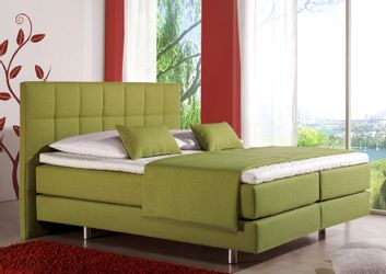 INOSIGN Boxspringbett "Neon" in 3 Matratzenarten, feine Steppung im Kopftei günstig online kaufen