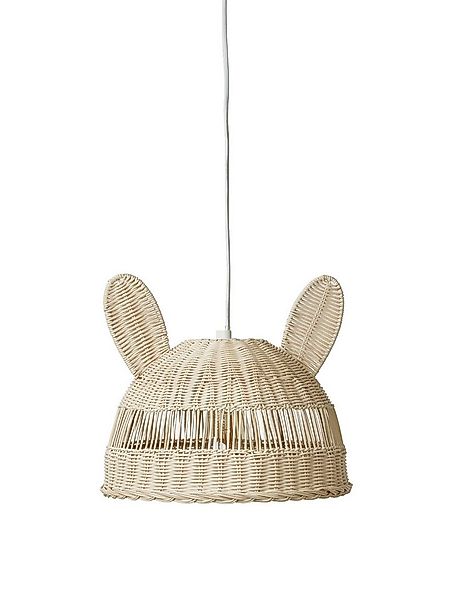 vertbaudet Lampenschirm Kinderzimmer Lampenschirm aus Rattan HASE günstig online kaufen