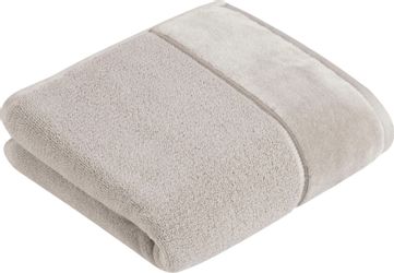 Vossen Handtuch "Pure" Baumwolle & VEGAN, mit eleganter Veloursbordüre günstig online kaufen
