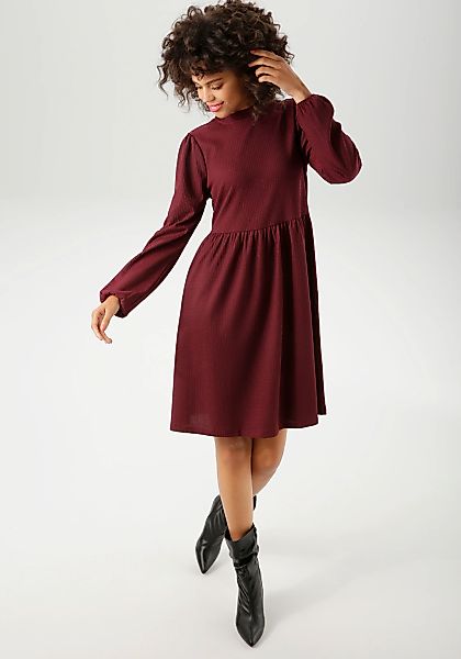 Aniston CASUAL Jerseykleid, aus strukturierter, elastischer Crepé-Qualität günstig online kaufen