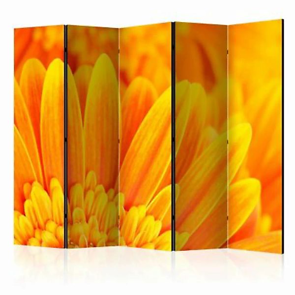 artgeist Paravent Yellow gerbera daisies II [Room Dividers] gelb-kombi Gr. günstig online kaufen