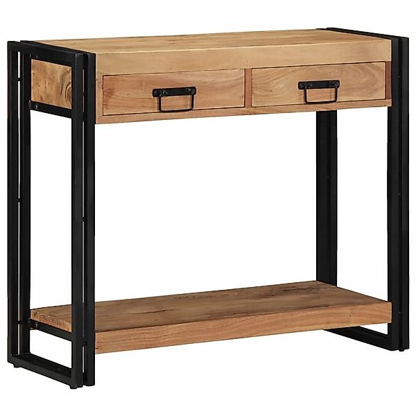 vidaXL Konsolentisch mit Regal Braun 90 x 33 x 75 cm Massivholz Akazie 4102 günstig online kaufen