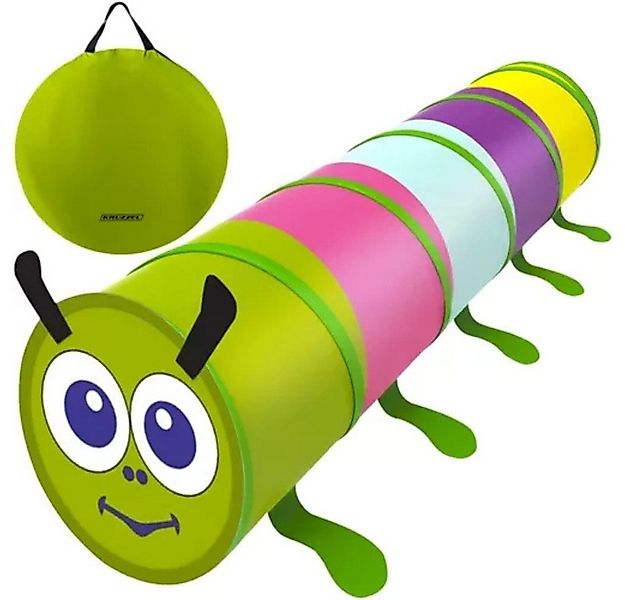 KRUZZEL Spielzelt Kinderzelt Raupe Krabbeltunnel (Spar-Set, 1-tlg., Kinders günstig online kaufen