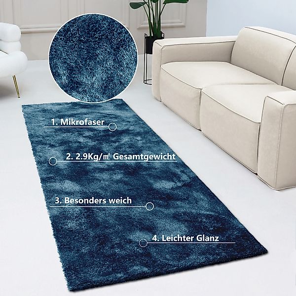 Bruno Banani Hochflor-Läufer Dana Teppich, Kundenliebling, günstig online kaufen