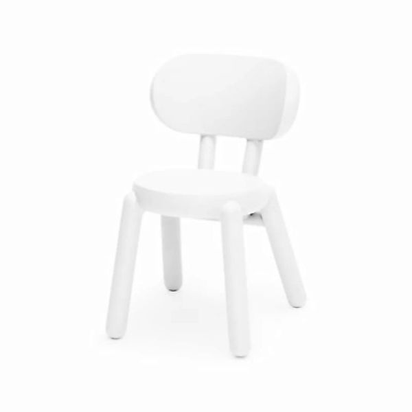 Stuhl Kaboom plastikmaterial weiß / Recycling-Polyethylen - Fatboy - Weiß günstig online kaufen