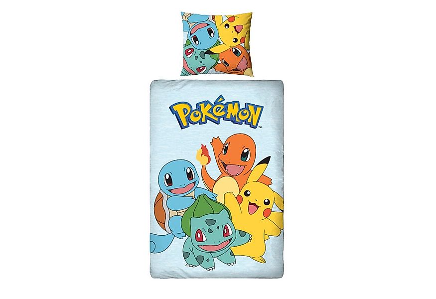 MTOnlinehandel Kinderbettwäsche Pokemon Dream Team in 135x200 + 80x80 cm, P günstig online kaufen
